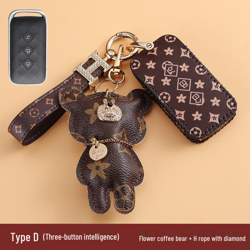 

Чехол для ключа Wuling Hongguang Mini EV - Ракушка Starlight Lovely Girl с сумкой-пряжкой Box Packaging