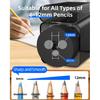Zmol Full Automatic Electric Pencil Sharpener for Colored Pencils,Auto in & Out, Rechargeable Hands-Free,Heavy Duty Pencil Sharpeners for Classroom,