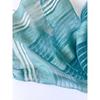 Used Indigo natural leaf dyeing silk shawl