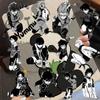 10/30/70pcs Anime Blue Lock Stickers Cool Isagi Yoichi Cartoon Sticker Skateboard Notebook Phone Black White Manga Decals Decor