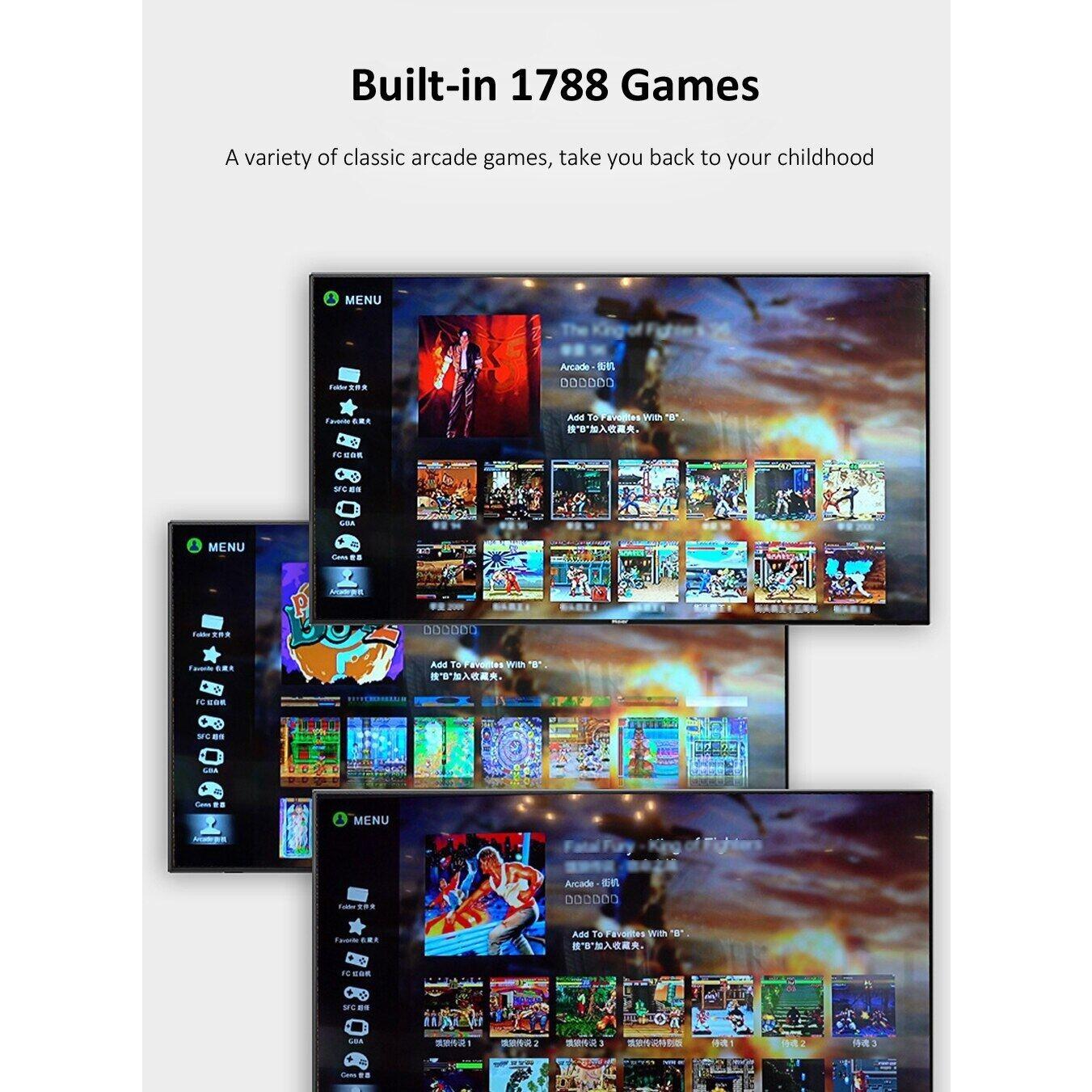 Игровая консоль с джойстиком для двух человек X6 Home TV Game HDMI Wireless Console — фото 17