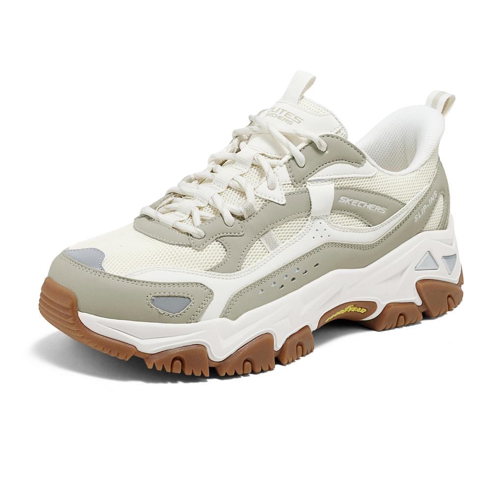 Skechers Cloudland Slip-On Shoes Easy To Wear Outdoor Fashion Lightweight Cushioning Sports Hiking Men sneaker Off-White 237719-OFWT