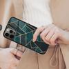 Marble Geometric Art Magnetic Phone Case For APPLE iPhone 17 Air 16 14 13 12 Pro Max 15 Plus Wireless Charge With MagSafe Cover