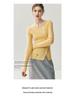2025 Autumn/Winter Women's Slimming Cashmere Cardigan with Slant Pockets