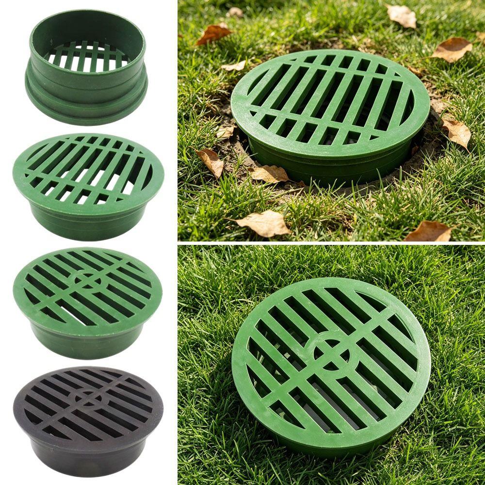 Plastic Garden Drain Cover Wear Proof Gutter Guard Practical Floor Drain Cover Garden Landscaping