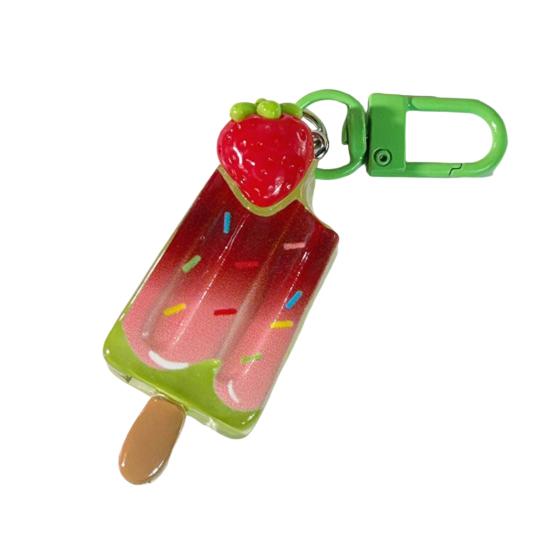 Подвеска на сумку Легкая Портативная Смола Мороженое на палочке Подвеска для сумки Высокая симуляция Множество вкусов Летний стиль Брелок Мороженое