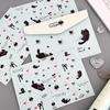 Splashing Ink Love Cat Envelope Letter Paper High Beauty Cute Letter Writing Handwritten Simple Letter Paper