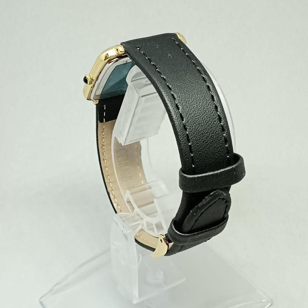 Used GLYCINE 021105 Gold Square 2P Diamond Men's Quartz
