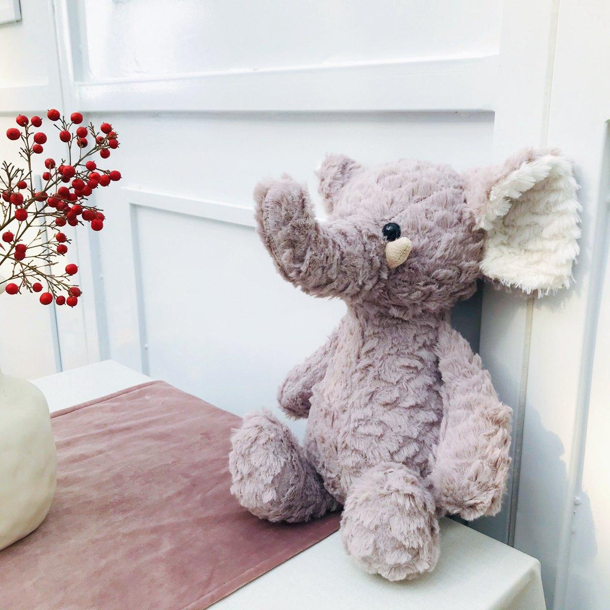 

Cute teddy bear elephant doll plush toy little white rabbit dog piggy doll for girls to sleep with 40cm（0.2kg）