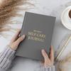 Custom A5 Hardcover Self-Care Journal Personal Reflection Daily Planner Notebook Stationery Use with Fabric Cover