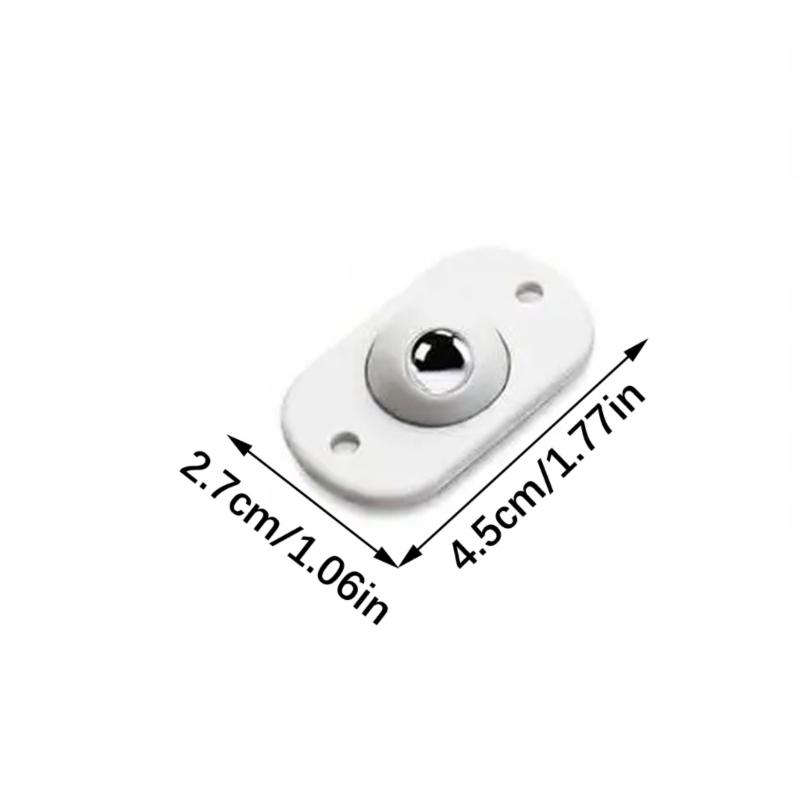 Heavy Duty ABS Plastic Turn Casters With Steel Bearing 8/16Pcs for Smooth Quiet Movement On Furniture And Storage Box