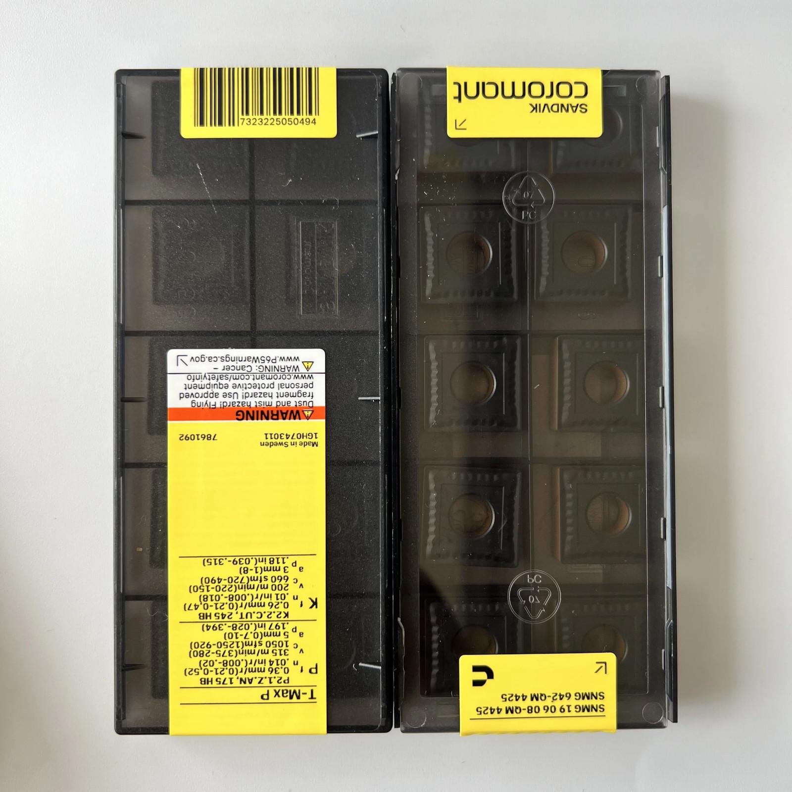 

SANDVIK / SNMG190608-QM 4425 / Industrial indexable Carbide Inserts 10 Pcs