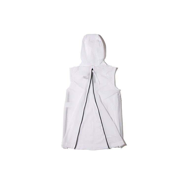 Nike Dámská sportovní vesta s kapucí bez rukávů bílá 833465-100