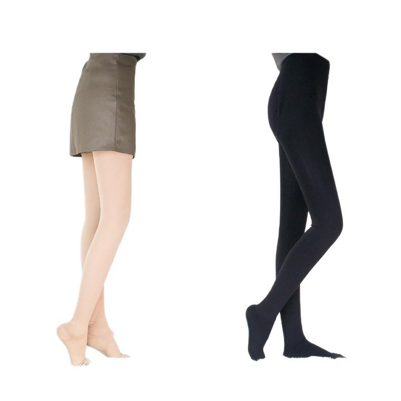 Level 1 Compression Pantyhose: Footed Elastic Stockings for Travel & Long Sitting