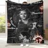 SPN Supernatural Dean Sam TV Flannel Blanket,Ultra Soft Warm Plush Throw for Home Bedroom Bed Sofa Cover Office Camping Picnic