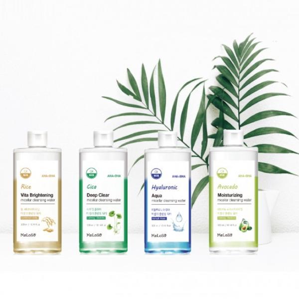 

Meloso Rice Vita Осветляющая мицеллярная вода для умывания 4 вида