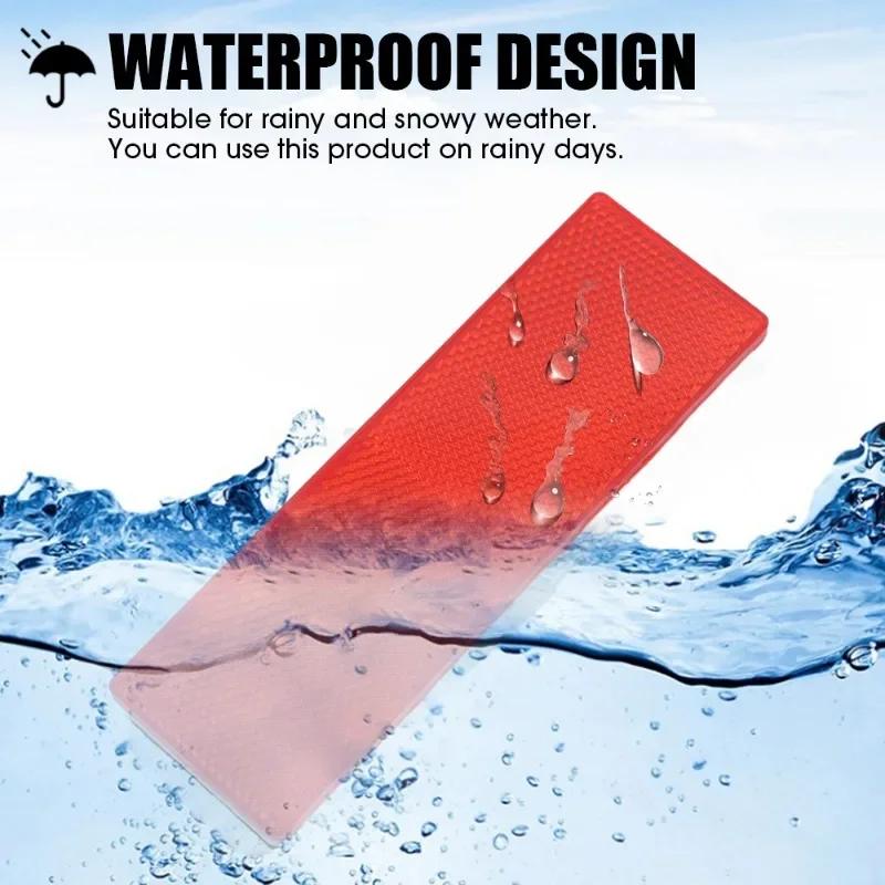 Car Reflective Warning Plate Sticker Universal Auto Truck Motorcycle Anti-collision Plate Night Reflector Sign Decal Accessories