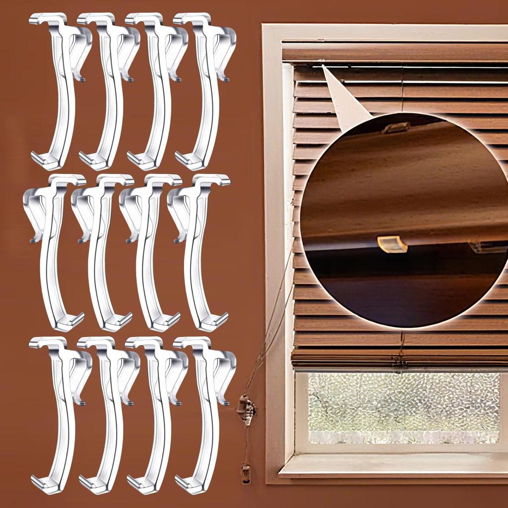 Rv Drapery Holder 12 Piece Drapery Clips Side Window Covering Hardware Holdback Easy Install for Camping Outdoor Bedroom
