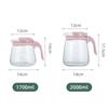 Large Capacity Kettle Transparent Heat-Resistant Glass Teapot with Handle Beverage Juice Container Office Household Water Bottle
