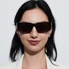 Thick Frame Square Sunglasses Women Vintage Trendy Fashion Brand Design Small Rectangular UV400 Shades