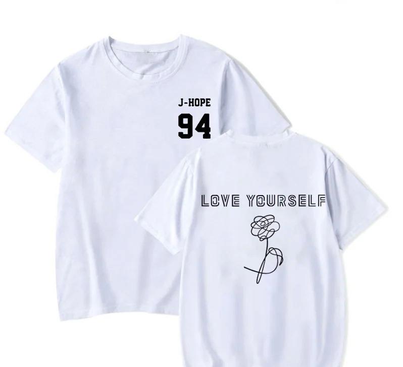 Hot Sale BTS Graphic Print T-Shirt Men Women Cotton Oversizd Short Sleeved Streetwear Y2k Harajuku Female Male Clothing Summer New Tee
