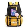 Anime Niedlicher Cartoon K-Pop Bedruckter Rucksack Schultasche für Teenager Schüler Mädchen Junge Bücherrucksack Große Kapazität Wasserdicht Reisetasche Kindergeschenk Rucksack