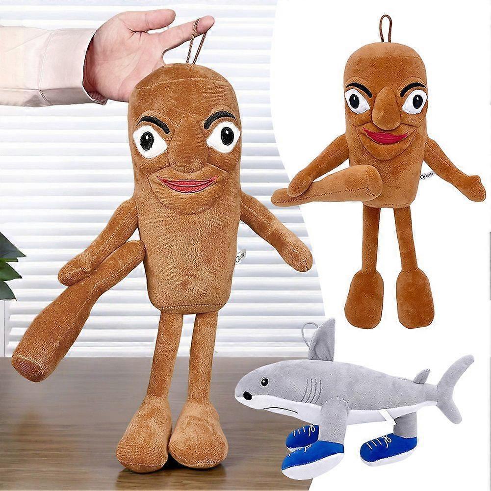 TungTungSahur Tralalo Shark Plush, Tralalero Tralala Plush Italian Meme Stuffed Animals Doll Toys Gift for Boys Girls