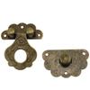 4pcs Antique Bronze Hasps Lock Decorative Jewelry Wood Box Padlock with Screw