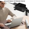 Side Desk Organizer Adjustable Bottle Holder Side Desk Mount For Home Dorm Work Organization Coffee Mug Bottle Phone Remote