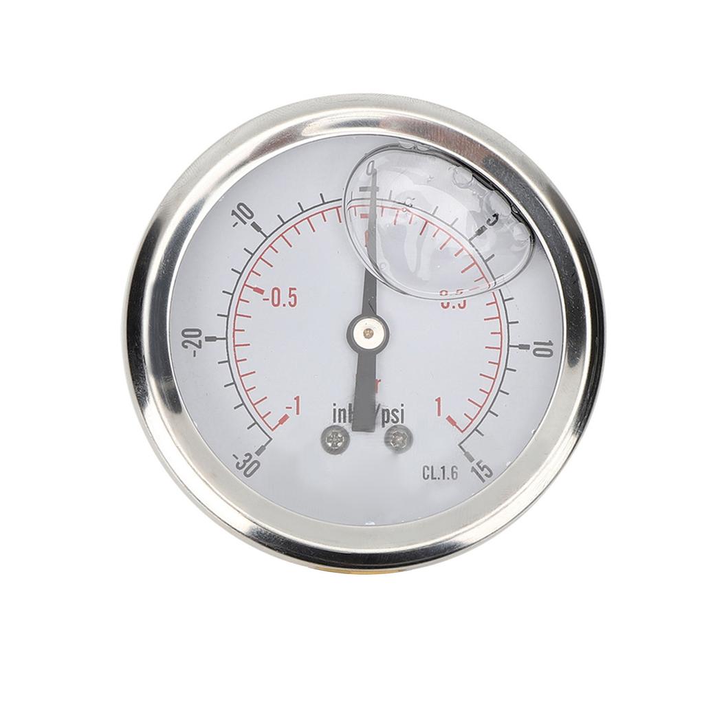 TSPGGZ60Z41bar 1 4BSP Y60 Axial Oil Filled Vacuum Pressure Gauge Pressure Measurement Tool