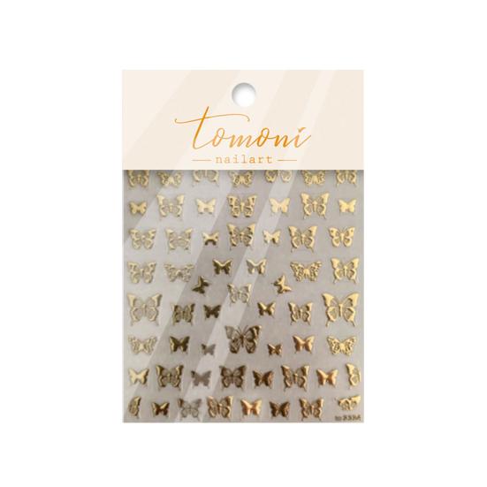 Nail Slider Shiny DIY Various Styles Great 5D Effect Japanese Vintage Gilding Butterfly Sticker for Salon