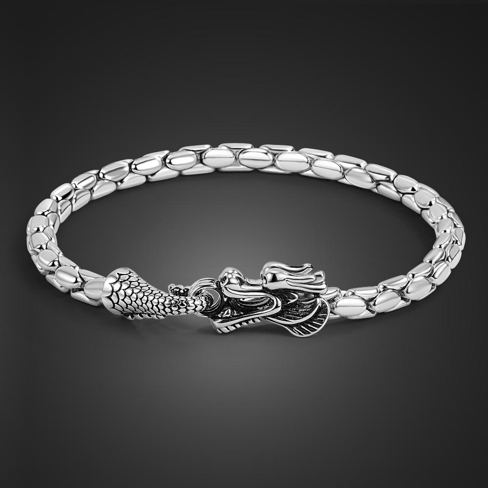 

Ретро Браслет-кран Унисекс Платиновое гальваническое покрытие Коробчатый браслет Модные украшения 20