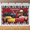 Disney Pixar Cars Lightning Mcqueen photo background for birthday party, studio photo background for kids, babies and baby welcome parties, AS41