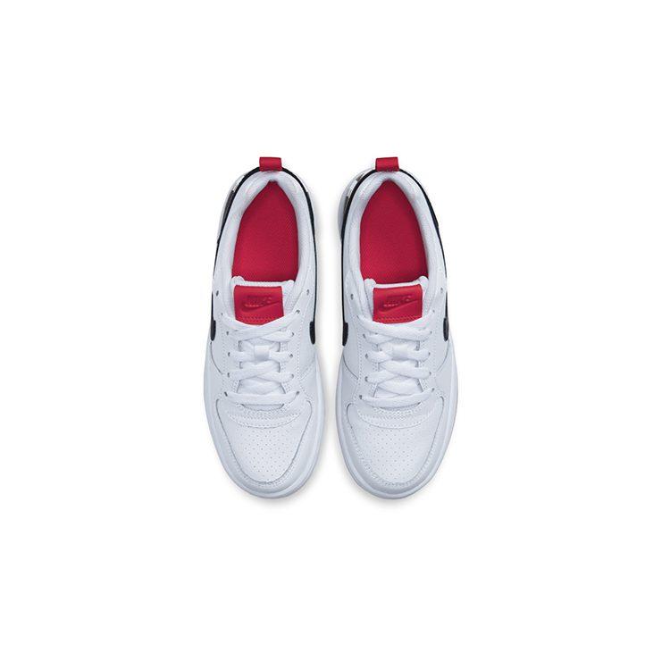Nike Court Borough Low White Obsidian Gum GS 839985-105