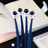 1pcs Space Astronaut Shake Gel Pen 0.5mm Ballpoint Black Color Ink for Writing Office School