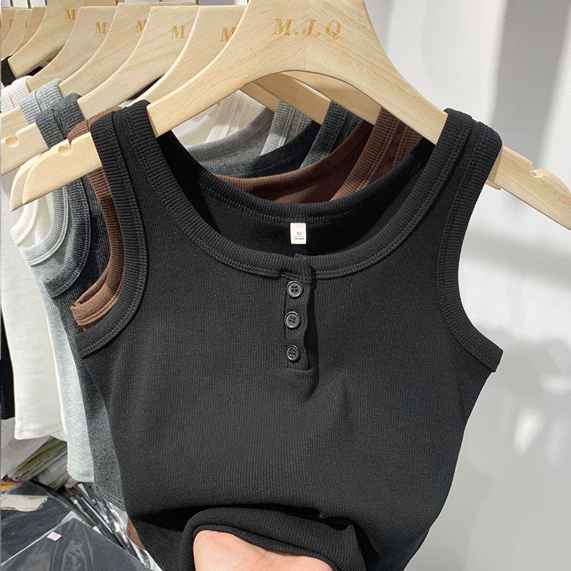 

Fashion Thread Pure Desire Sleeveless Tops Camisole Black XL