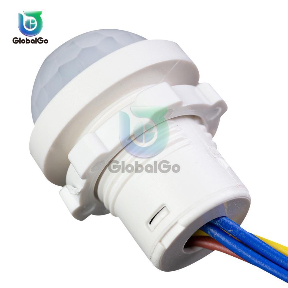 LED PIR No Adjustable Delay Human Body Infrared Detector IR Infrared Motion Sensor Light Switch For Home AC110-240V DC 12V-24V