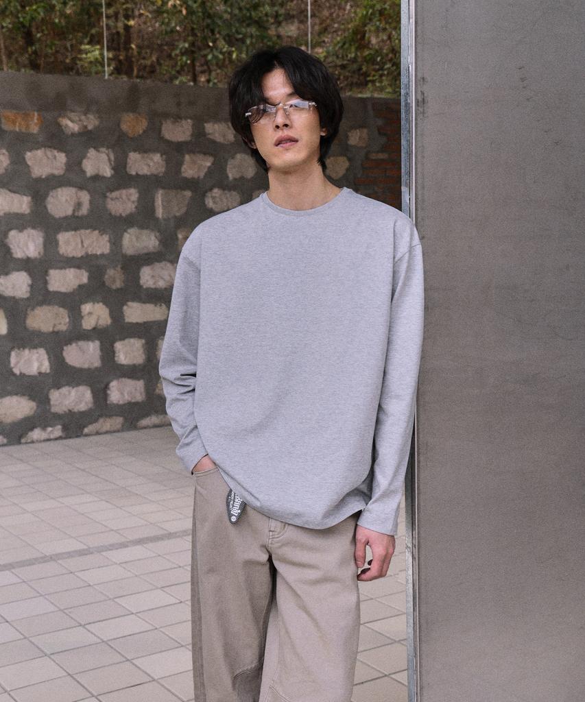 MOOD INSIDE Essential Semi-Over Long Sleeve_4 Colors