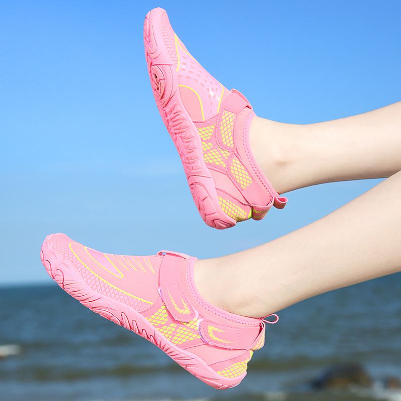 Unisex Atmungsaktive Barfuß-Aquaschuhe Herren Damen Schnelltrocknende Watschuhe Leichte Surfschuhe Tauchen Wassersportschuhe Wandersneaker