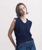 Tovas Cotton Fisherman Vest (Navy)