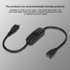 Micro USB Female To Male Extension Cable with 501 Button Switch for Raspberry Pi