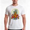 Skeleton Buddha Stoner Tshirt Summer Casual Cotton Tee Oversized Streetwear Tops Vintage Graphic Print Unisex Unisex Unisex
