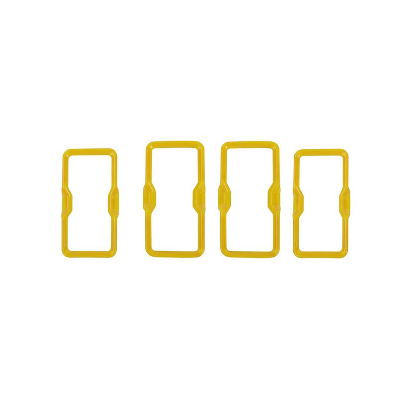 TESIN ABS Car Dashboard Air Conditioning Vent Outlet Decoration Cover For Ford Bronco  2022 2023 UP Interior