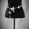 Fashionable Butterfly Tassels Waist Chain Trendy Sweet Body Chain For Women Girls Elegant Waist Chain Clothing Accessories Gifts