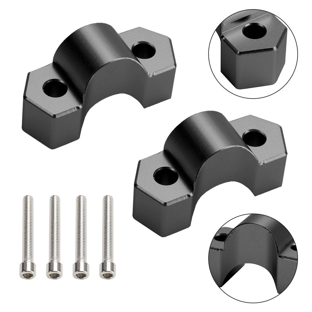 Artudatech Motorcycle Handlebar Riser for F50 GS/Adventure 2018-2023 25mm 1" M8 Allen Bolt Motorcycle Handle Riser Aluminum Black