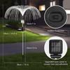 2023 Solar LED Lamp Outdoor Jellyfish Lawn Lamp IP65 Waterproof Garden Christmas Lights RGB Halloween Christmas Decoration Garden Taraxacum Lamp