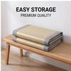 Cooling Ice Silk Mattress Cover Set with 2 Pillowcases, Breathable Summer Bed Sheet for Home Dorm, Soft Air-Conditioned Bed Mat