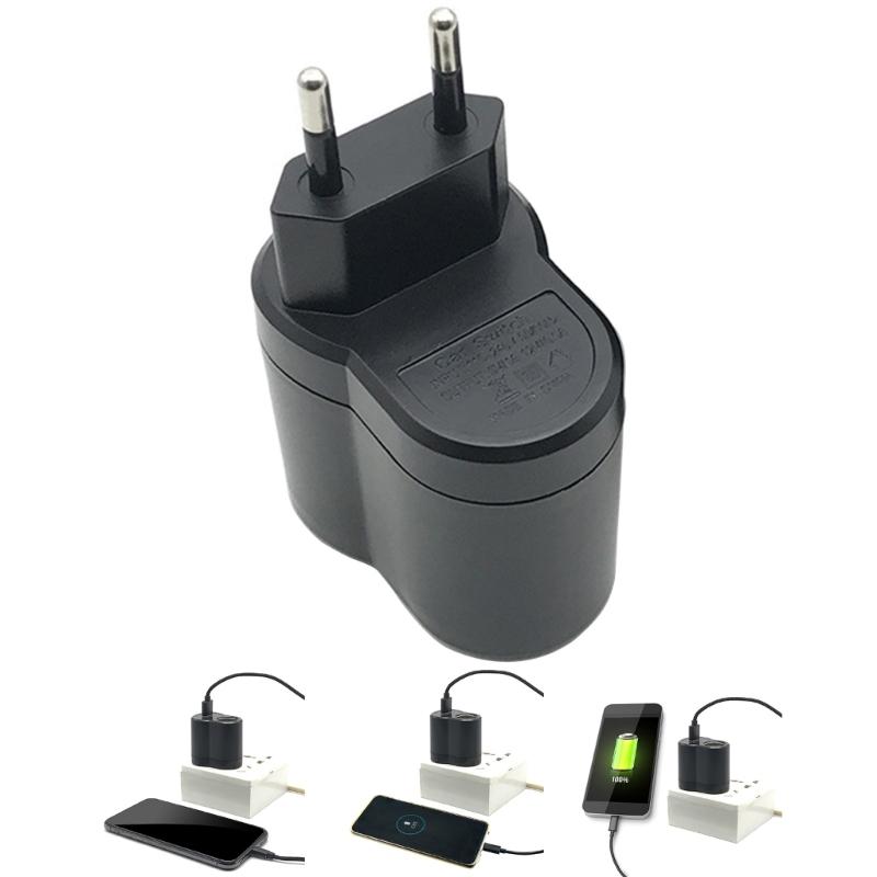 Vehicle Power Adapter Featuring USB Port And Improved Voltages Stability 220V to 12V Converter 12V0.5A/5V1A