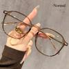 Unisex Large Frame Pochromic Reading Glasses Men Women Vintage Color Changing Glasses Retro Square Anti-UV Far Sight Eyewear