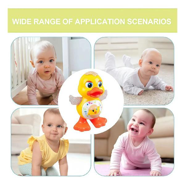 Dancing Space Duck - Electric Musical Toy Dancing Duck With Sound And Light